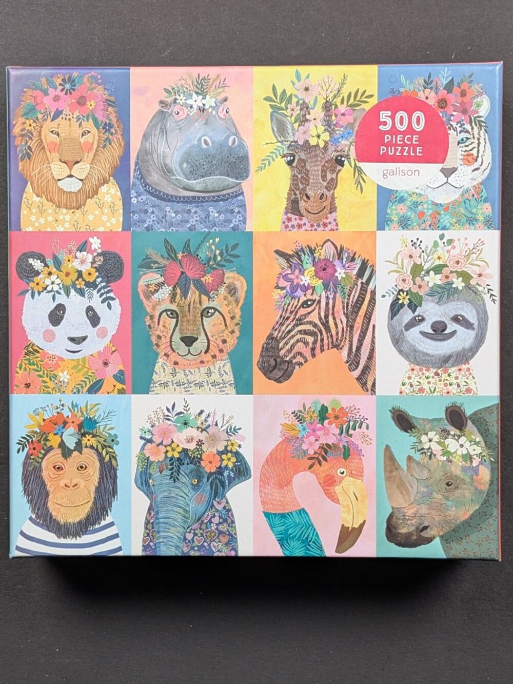 Galison Wild Spirit 500 Piece Animal Jigsaw Puzzle